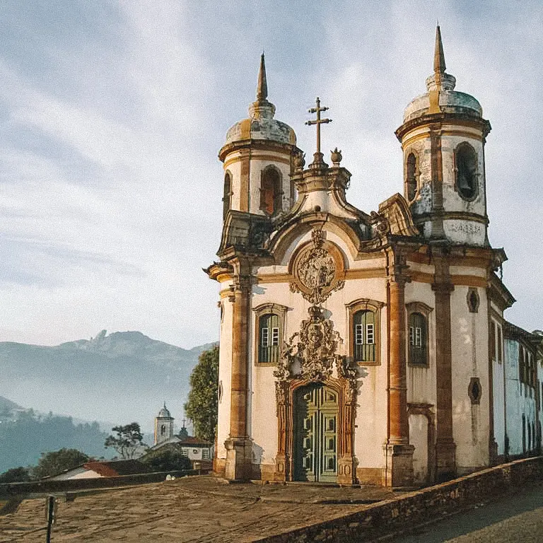 Igreja de São Francisco em Ouro Preto.
